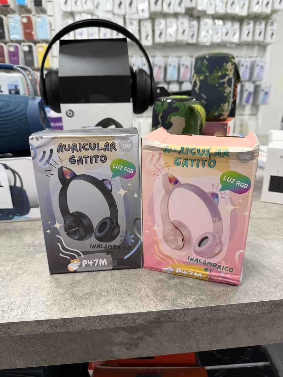 Auriculares Gatito RGB