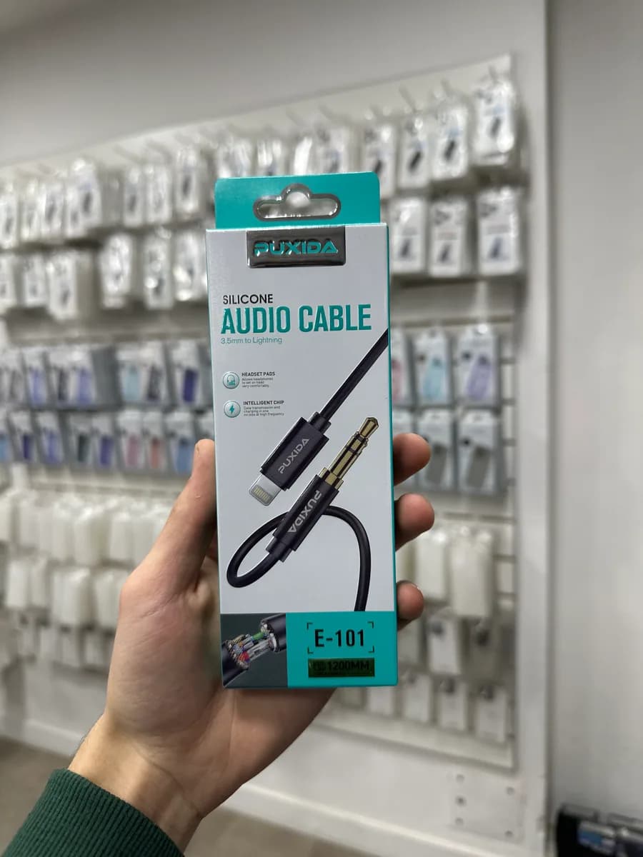 Cable de audio 3.5 mm a lightning