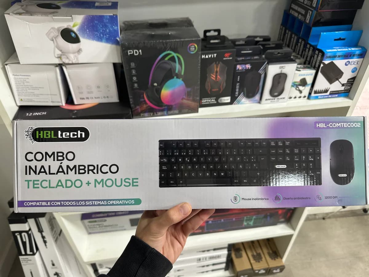 Combo inalámbrico teclado + mouse
