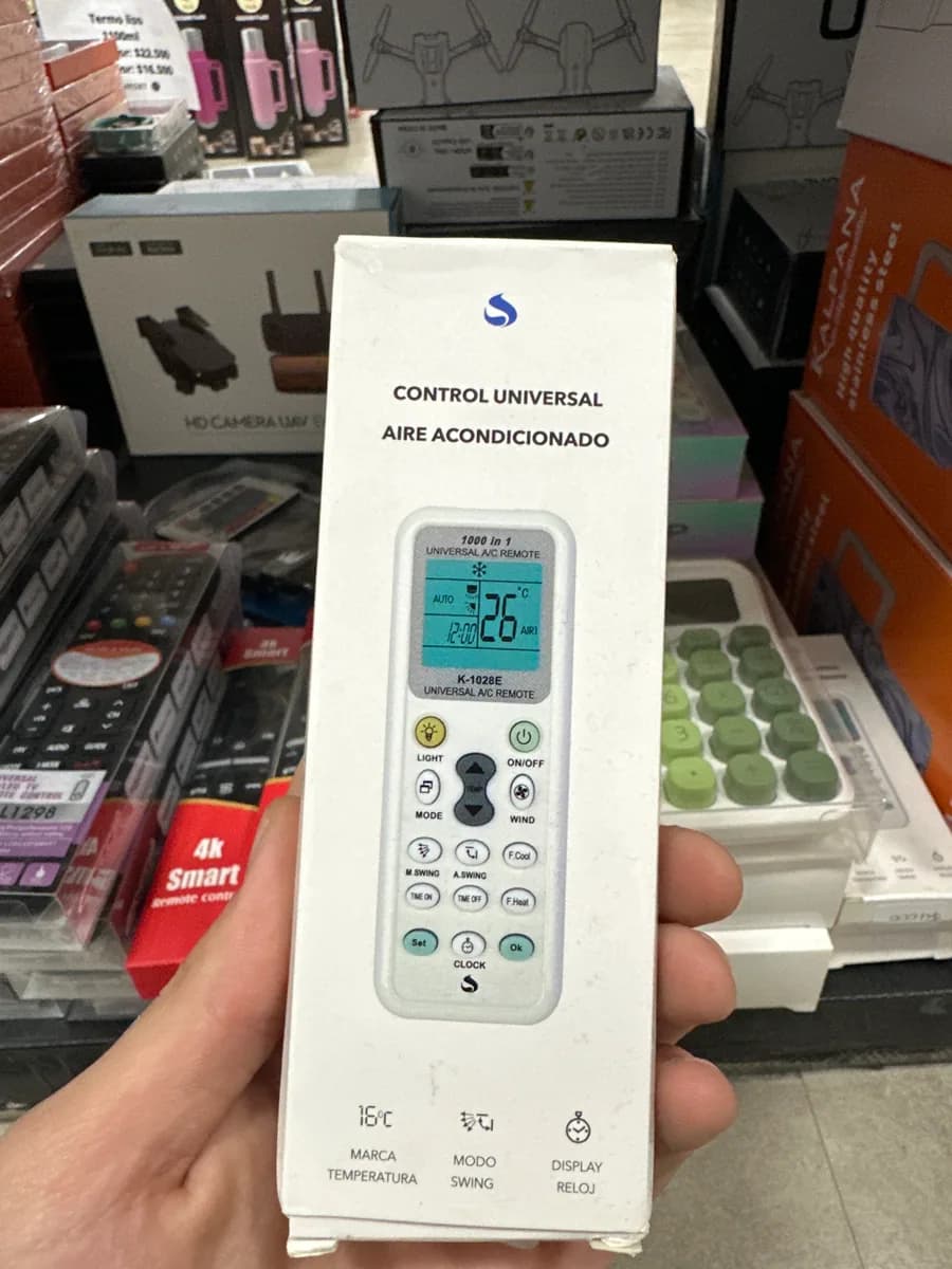 Control universal aire acondicionado