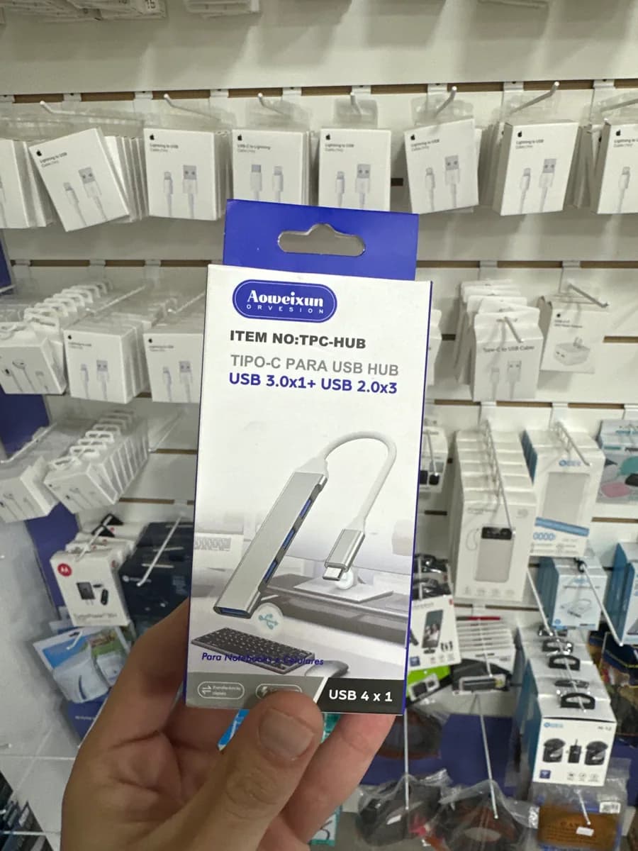 Cable Tipo C a USB HUB